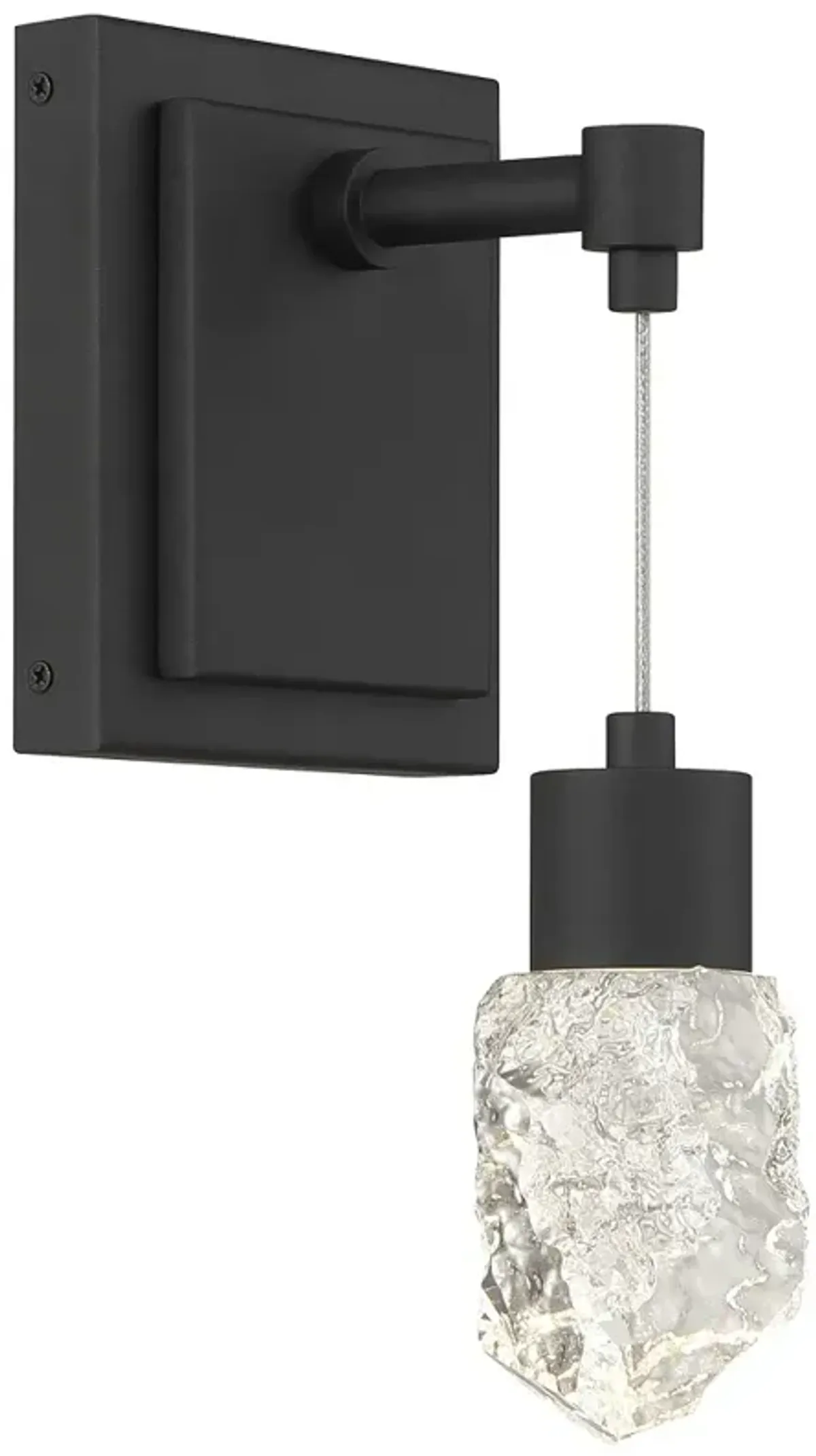 George Kovacs Kosmyc 1-Light Sand Black LED Wall Sconce