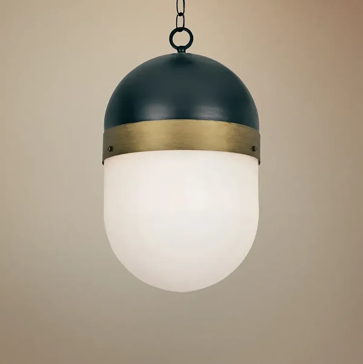 Capsule 12 1/4" Wide Matte Black 3-Light Outdoor Pendant