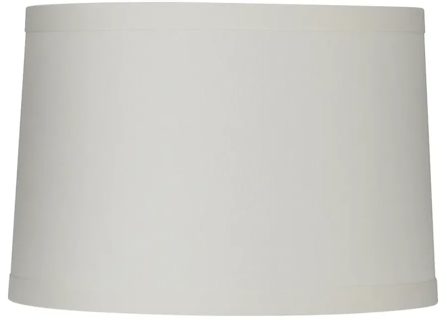 Springcrest Off-White Linen Drum Lamp Shade 15X16X11 (Spider)