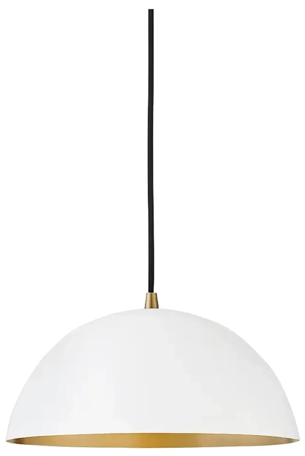 Lou 14" Wide Matte White Pendant Light