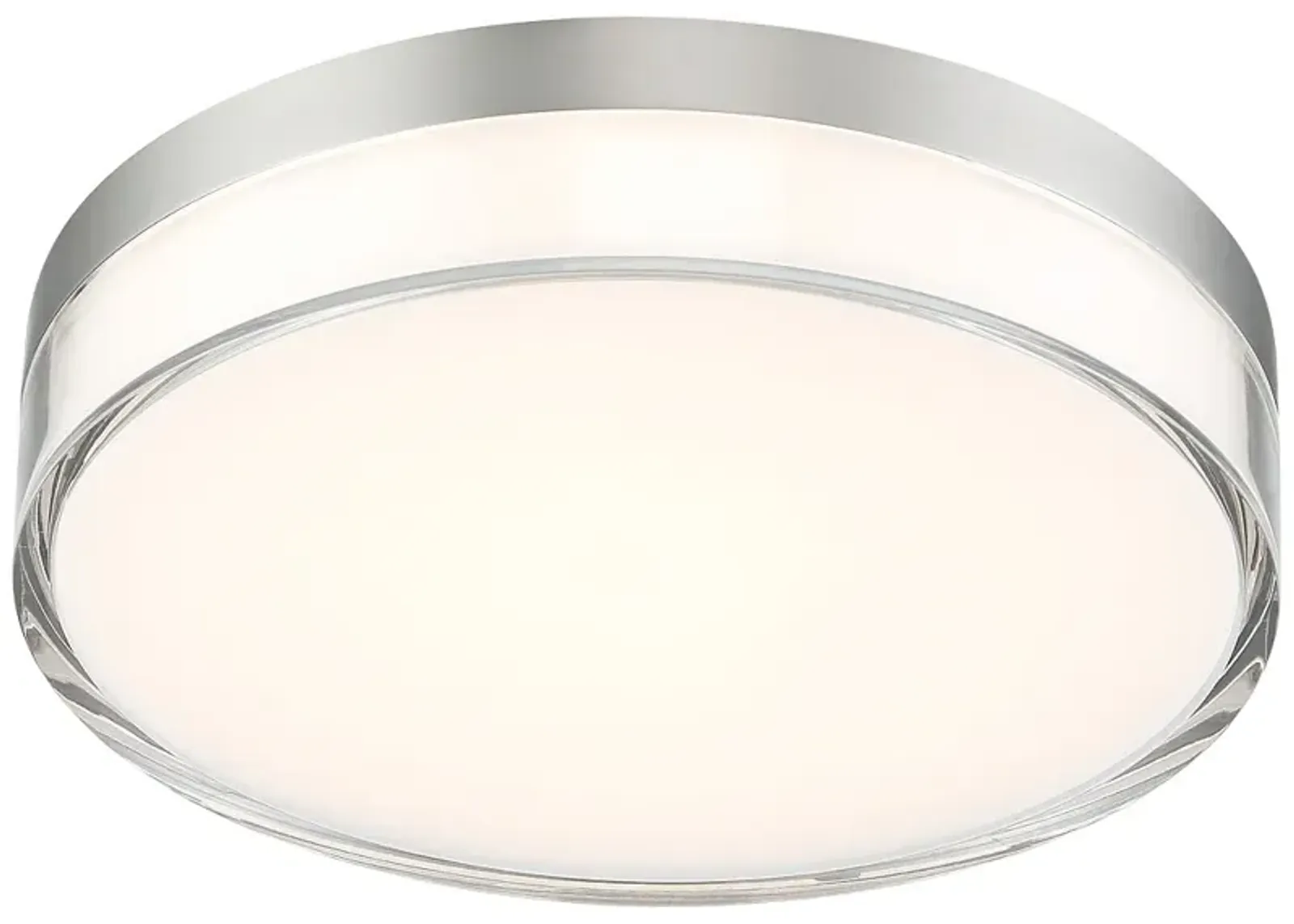 Minka Lavery  Vantage LED 1-Light Brushed Nickel Flush Mount