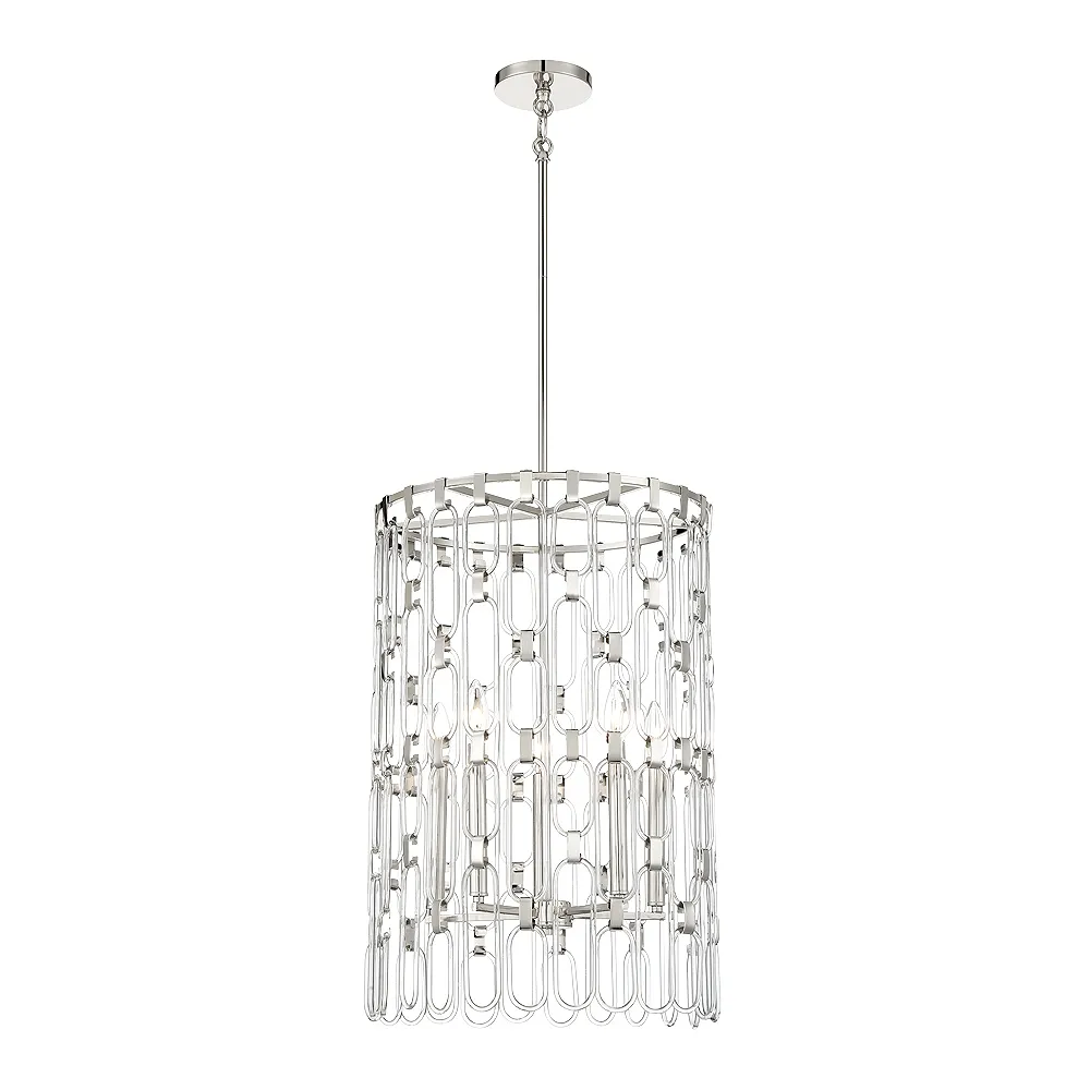 George Kovacs Charming 5-Light Polished Nickel Pendant