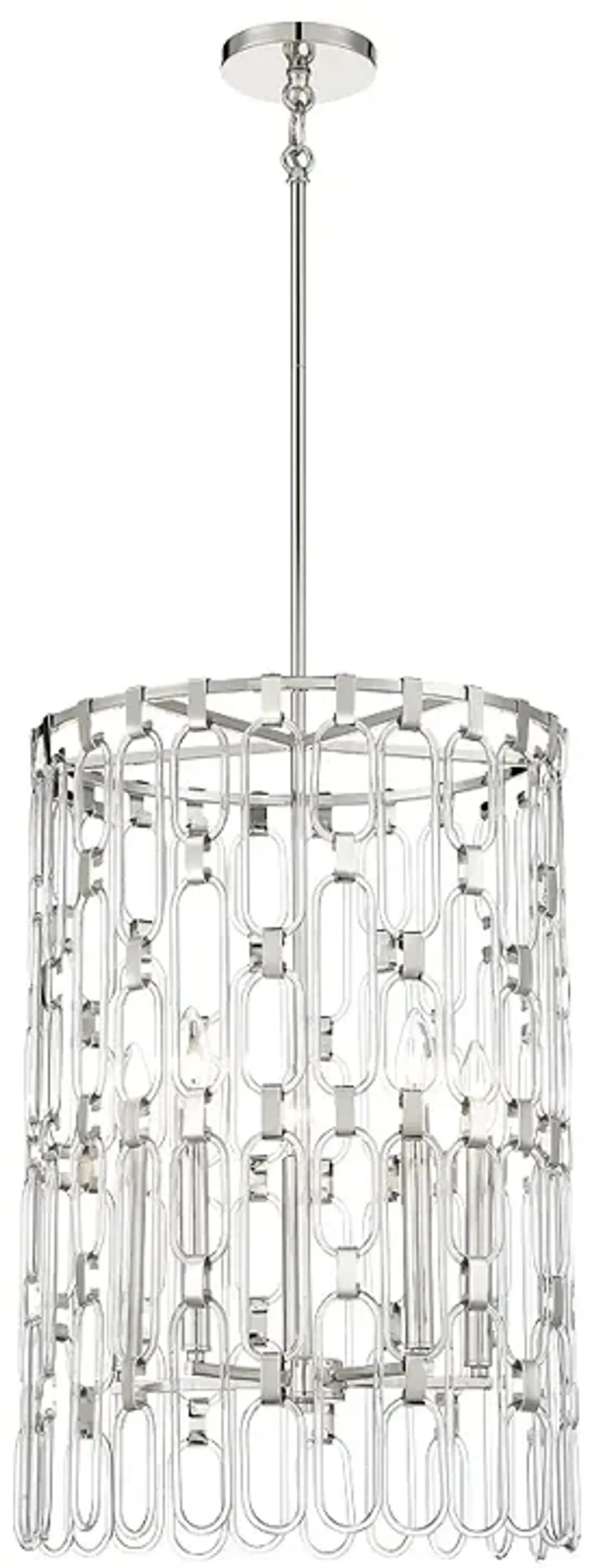 George Kovacs Charming 5-Light Polished Nickel Pendant