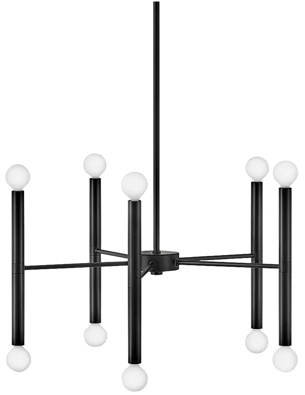 Lark-Millie Chandelier-Medium Multi Tier Convertible-Black