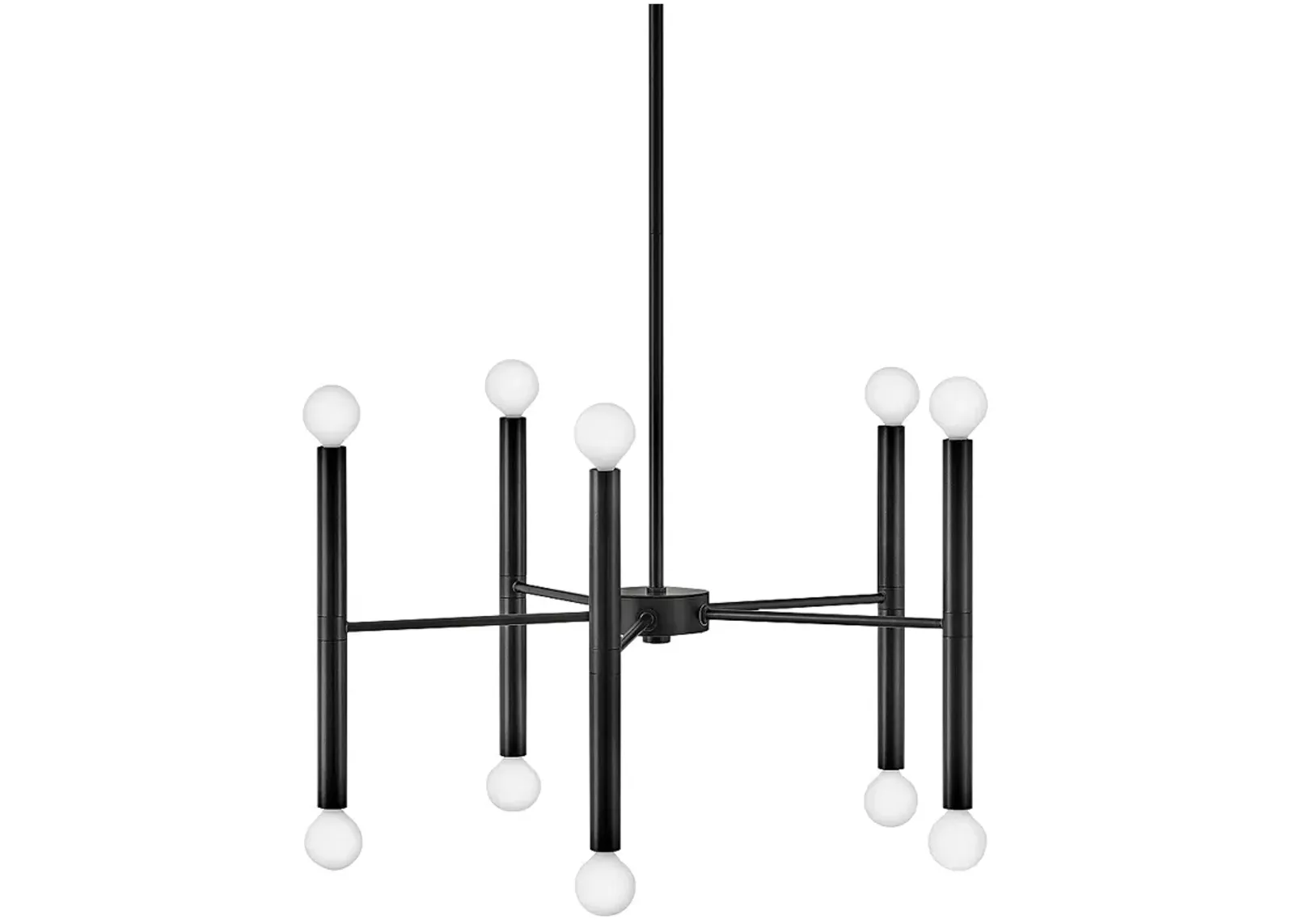 Lark-Millie Chandelier-Medium Multi Tier Convertible-Black