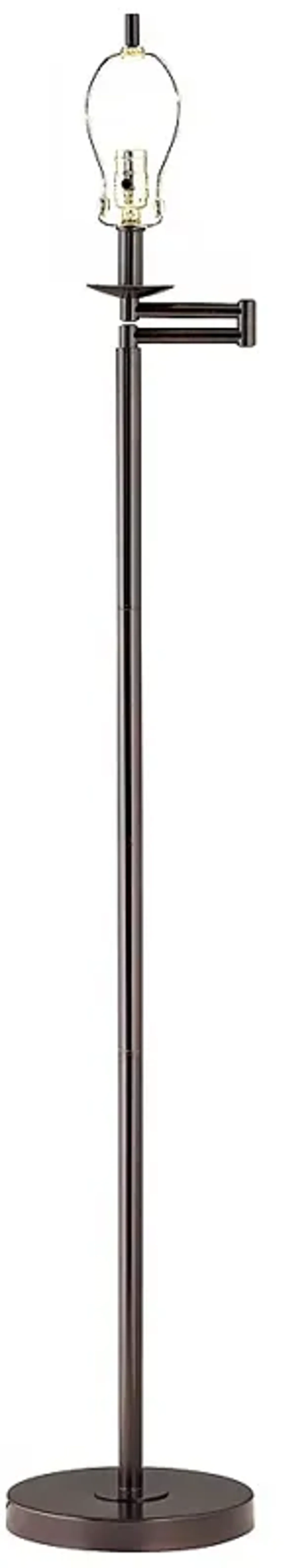Regency Hill Gabrielle Bronze Swing Arm Floor Lamp Base