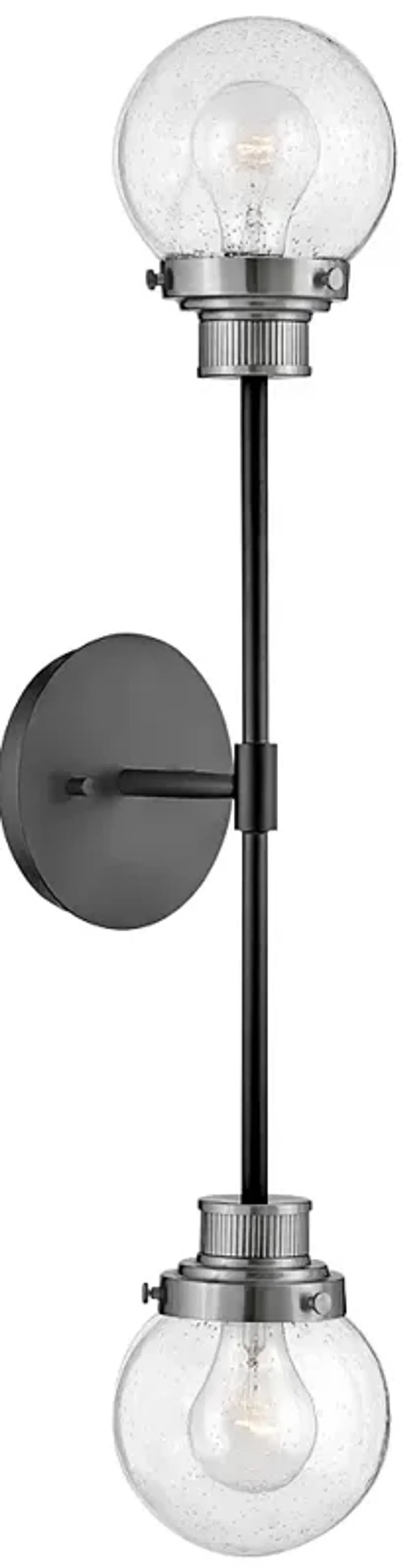 Hinkley Poppy 28" High Black Wall Sconce