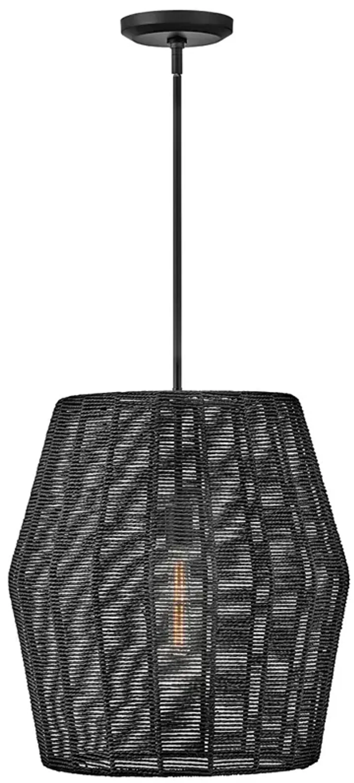 Hinkley Pendant Luca Large Convertible Pendant 20" Black