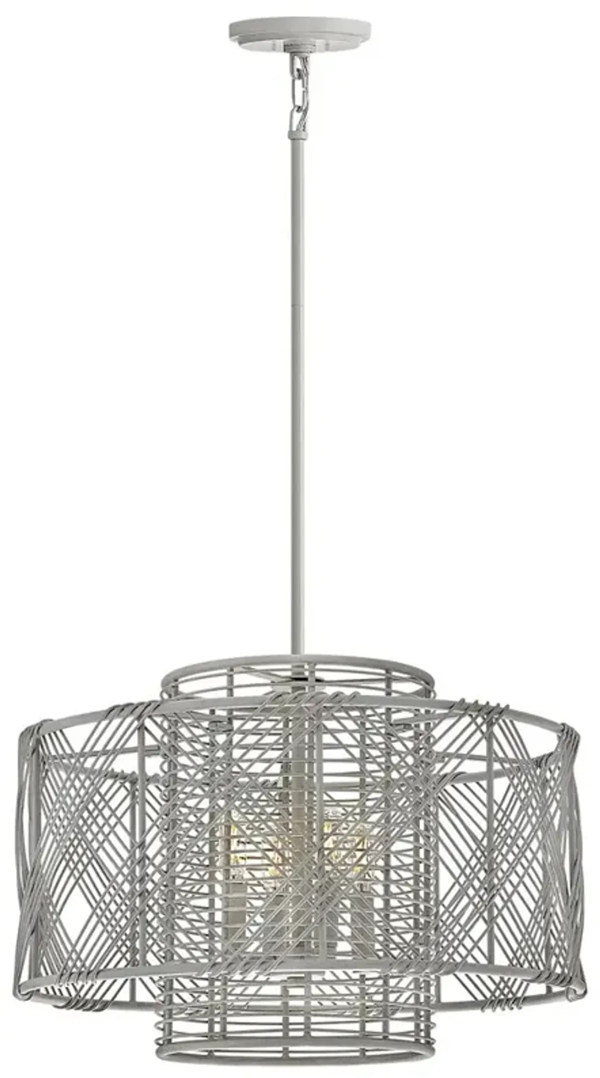 Hinkley Pendant Nikko Large Convertible Pendant 20" Light Ashwood