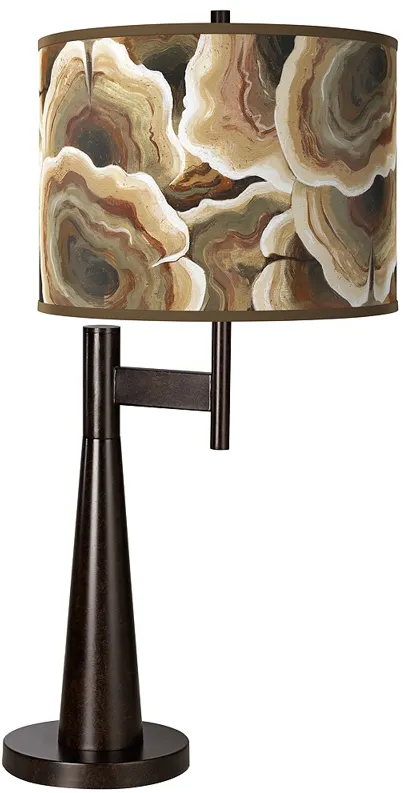 Ruffled Feathers Giclee Novo Table Lamp