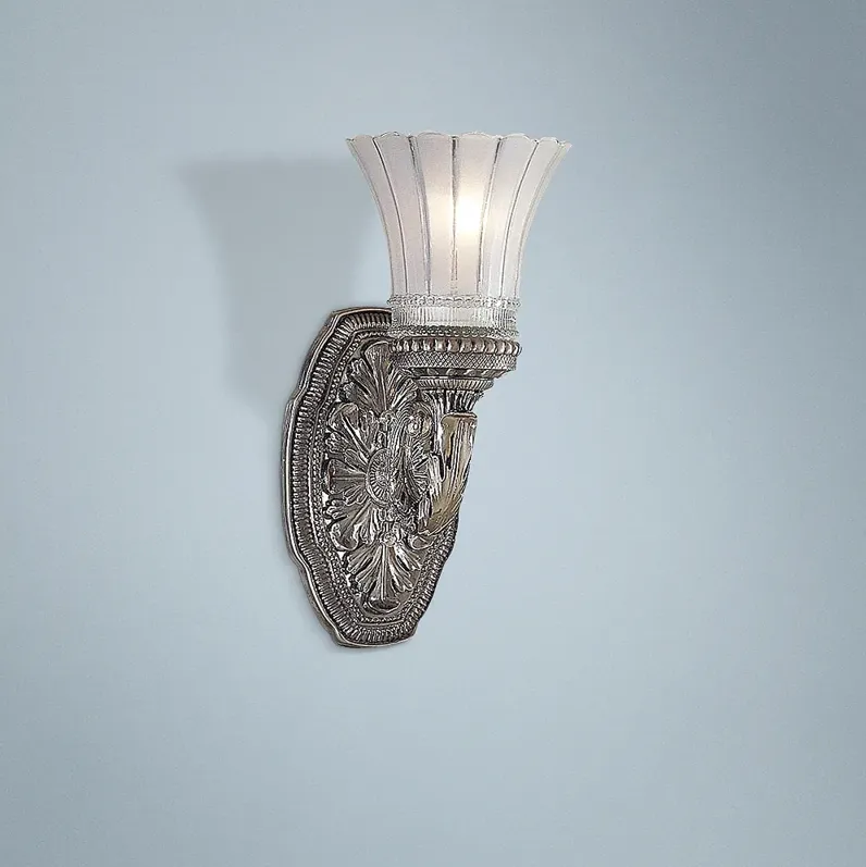 Europa Collection 11 1/4" High Brushed Nickel Wall Sconce