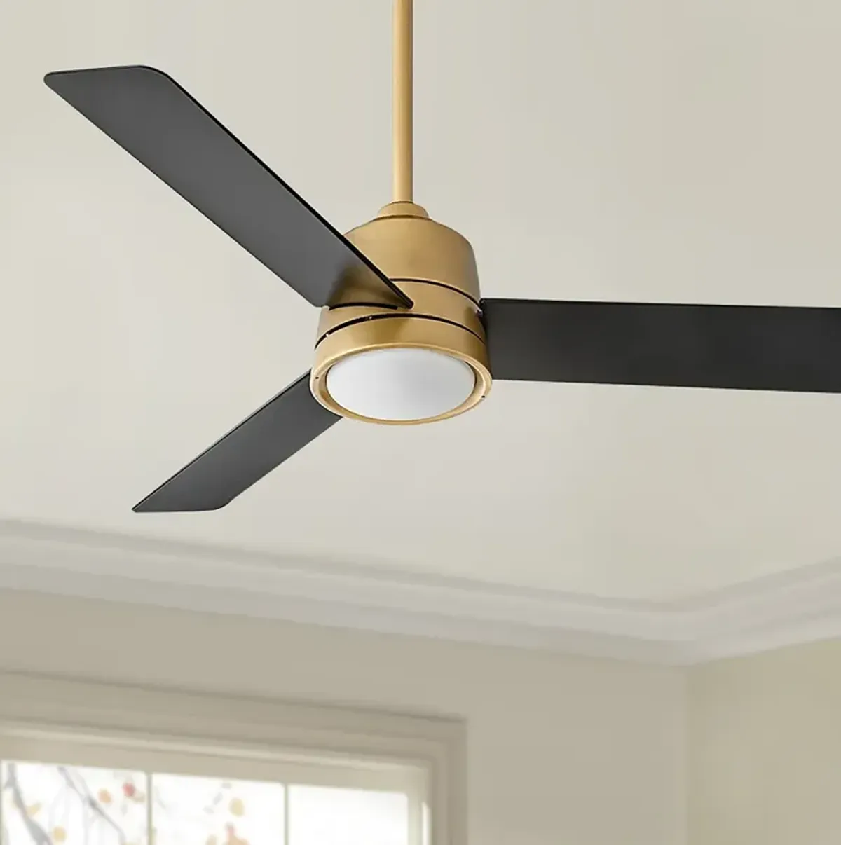 48" Hinkley Chet Heritage Brass LED Remote Ceiling Fan