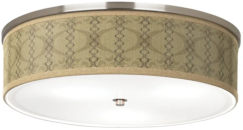 Colette Giclee Nickel 20 1/4" Wide Ceiling Light