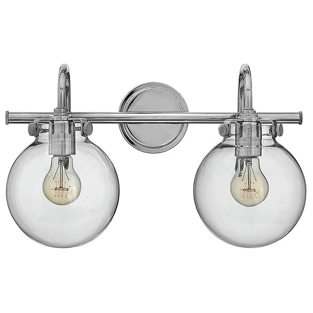 Congress 11 1/2" High Chrome Wall Sconce by Hinkley Lighting