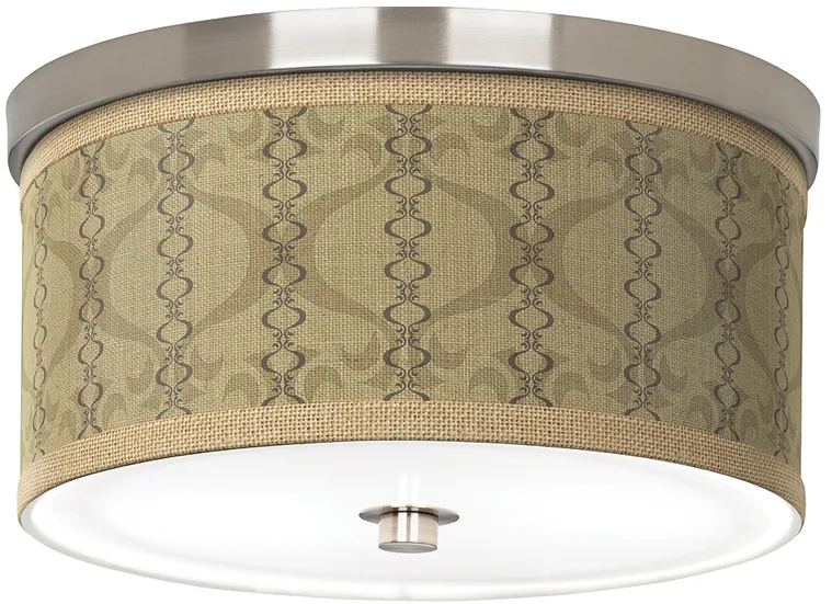 Colette Giclee Nickel 10 1/4" Wide Ceiling Light