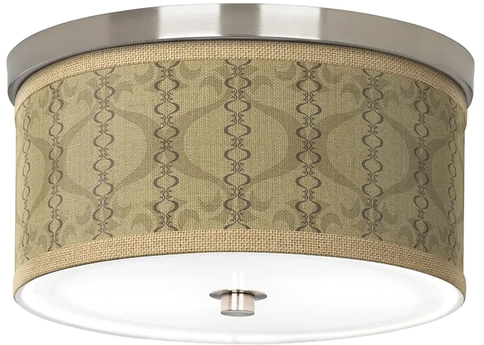 Colette Giclee Nickel 10 1/4" Wide Ceiling Light