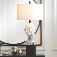 Possini Euro Design Faces Statue Modern Table Lamp