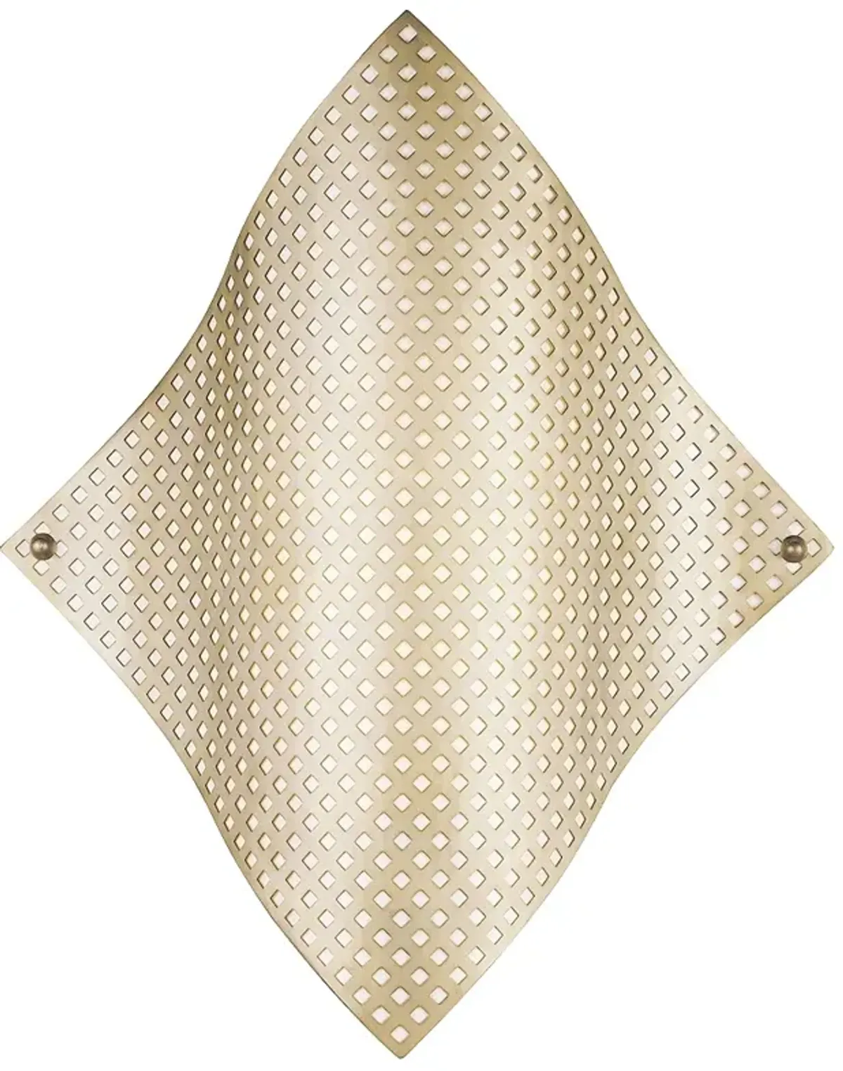 George Kovacs Grid 1-Light Soft Brass Wall Sconce