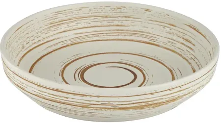 Messier Shiny Cream Round Decorative Bowl