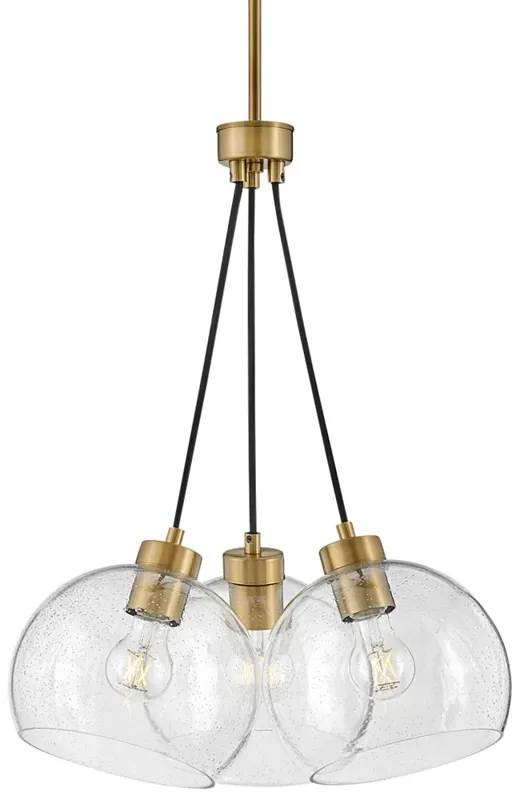 Lark-Rumi Pendant-Three Light Pendant-Lacquered Brass