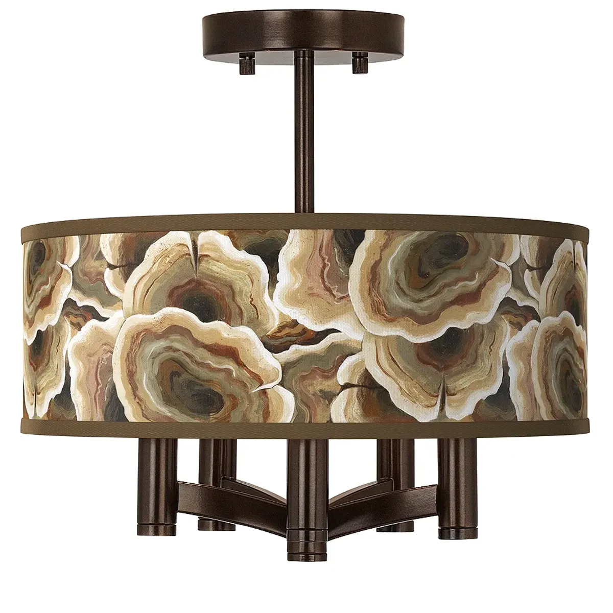 Ruffled Feathers Ava 5-Light Bronze Ceiling Light