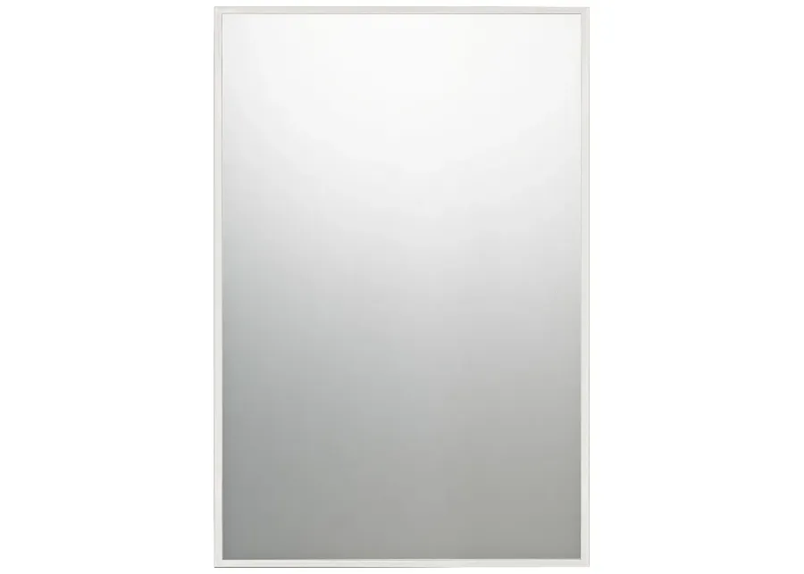 Quoizel Lockport Polished Chrome 24" x 36" Wall Mirror