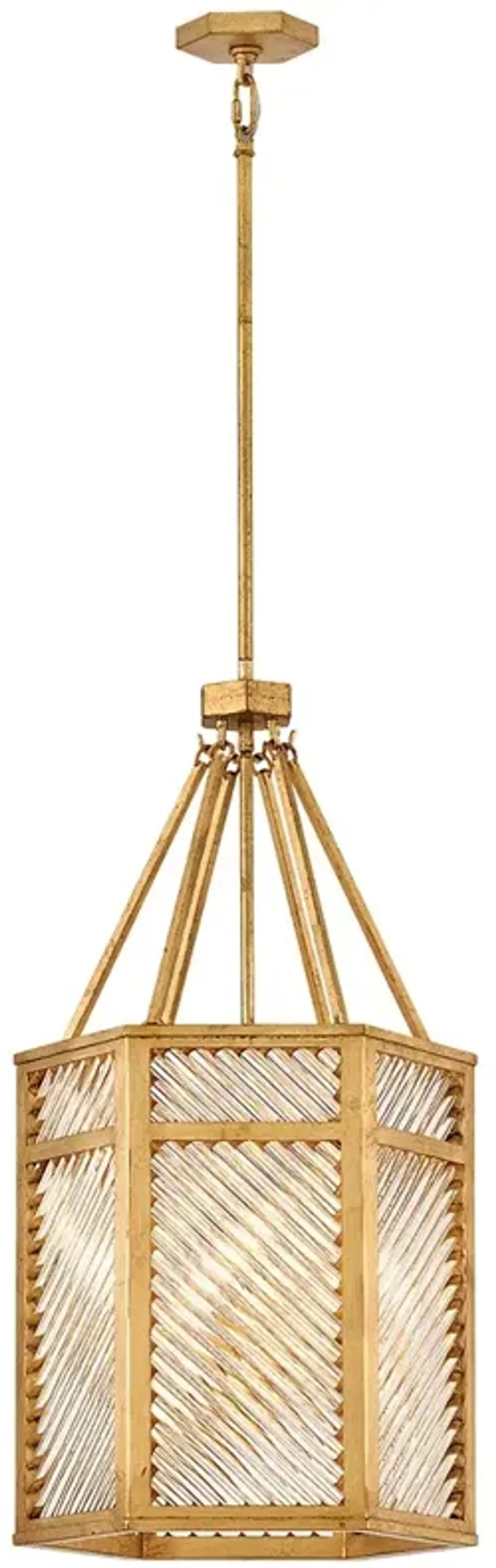 Hinkley Interior Sura Large Pendant 16" Distressed Brass