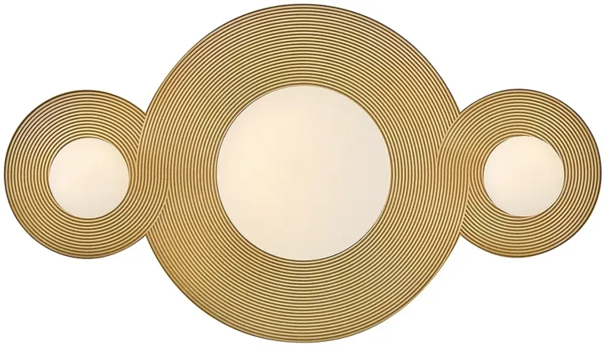 Hinkley Bath Rhea Small LED Vanity 10" Heritage Brass