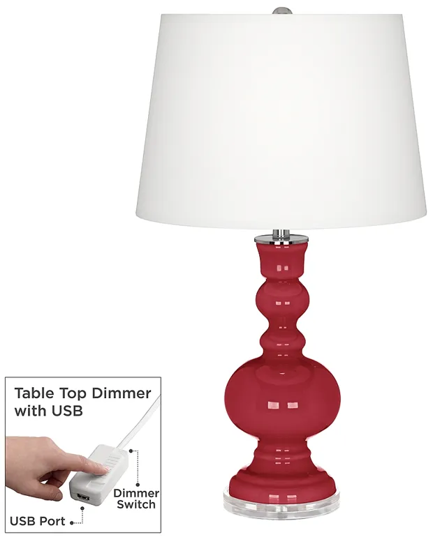 Samba Apothecary Table Lamp with Dimmer