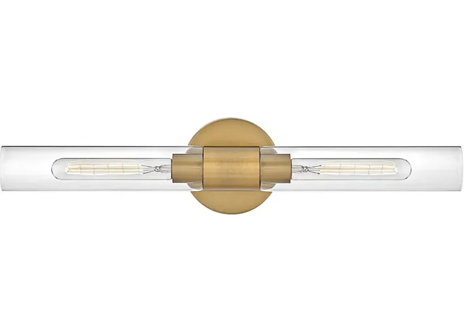 Hinkley Lark Shea 24" Wide Lacquered Brass 2-Light Vanity Bath Light