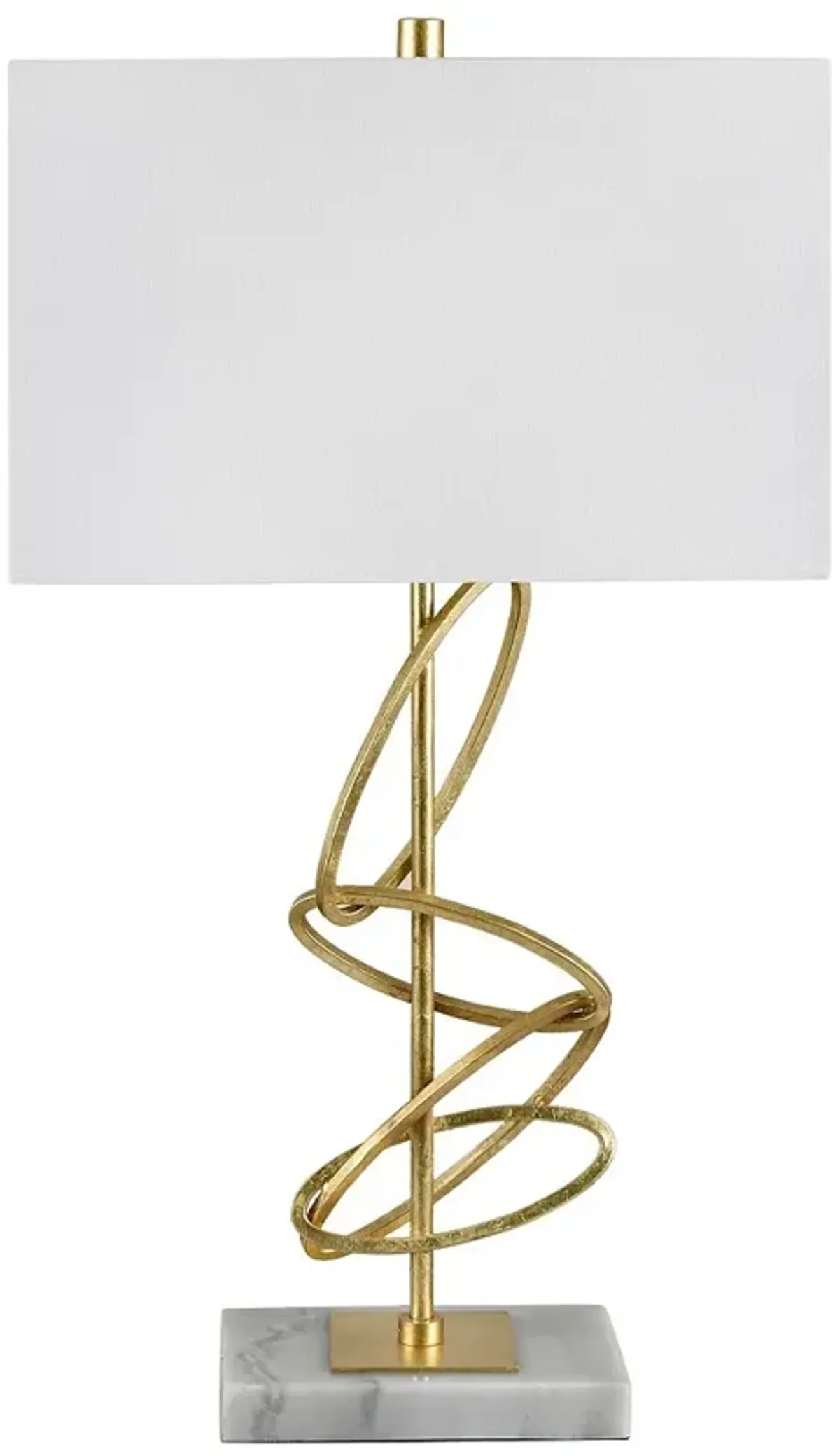 Crestview Collection Ringo 29 1/2" High Modern Gold Rings Table Lamp