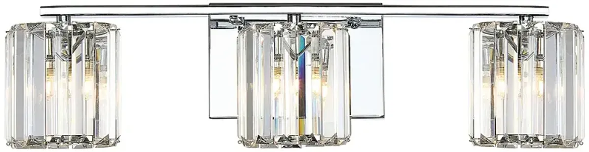 Quoizel Divine 22 3/4" Wide 3-Light Polished Chrome Bath Light