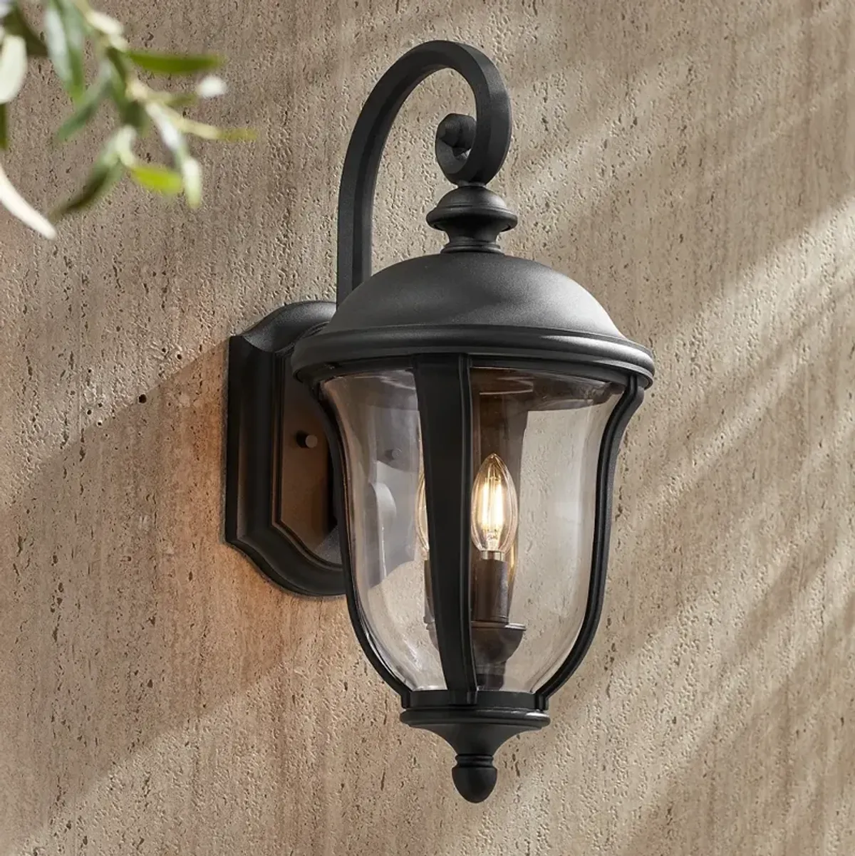 Park Sienna 22 1/4" High Downbridge Arm Outdoor Wall Light