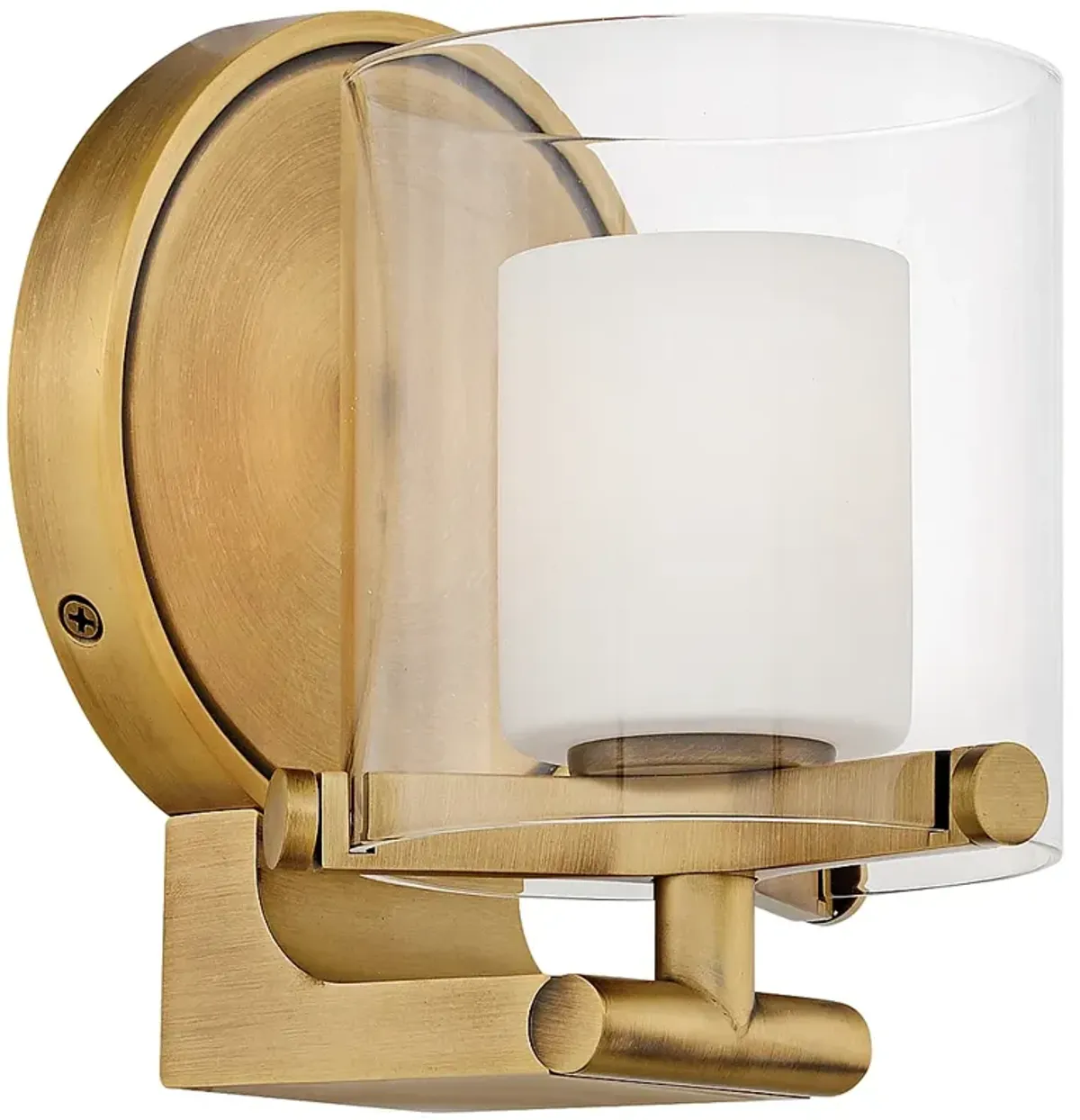 Hinkley Rixon 7" High Heritage Brass Wall Sconce
