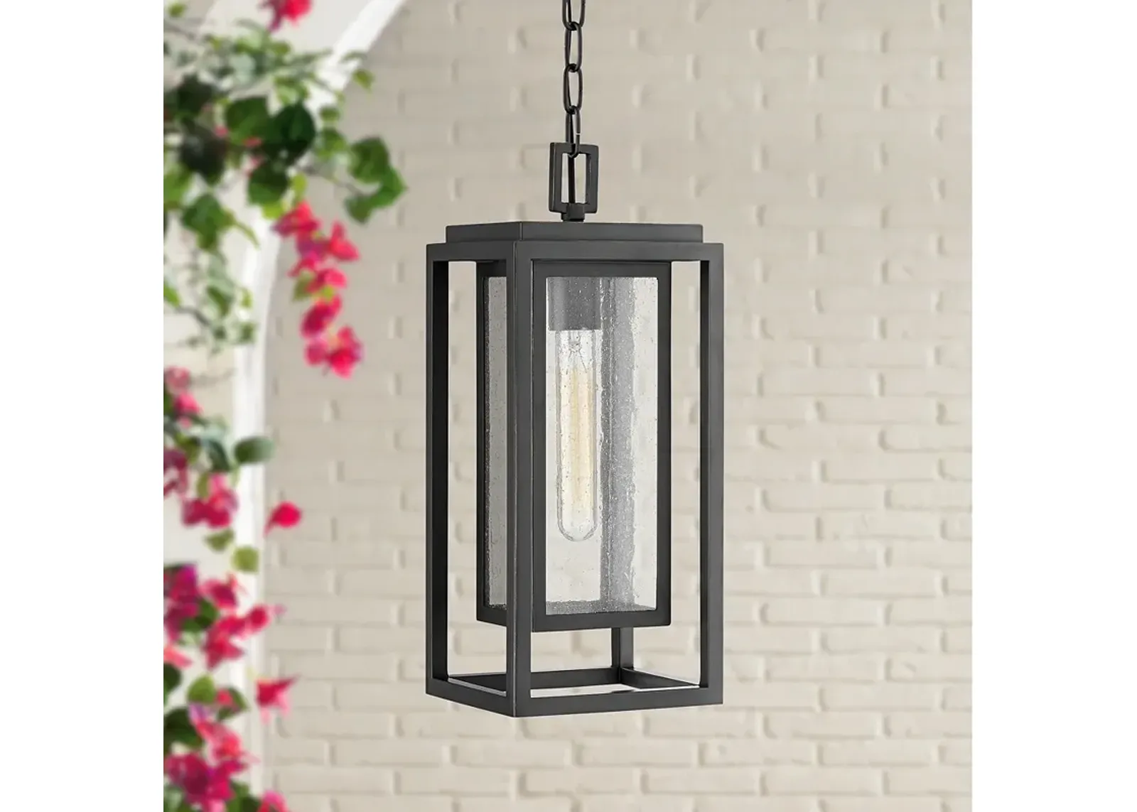 Republic 16 3/4"H Oil-Rubbed Bronze Outdoor Hanging Light