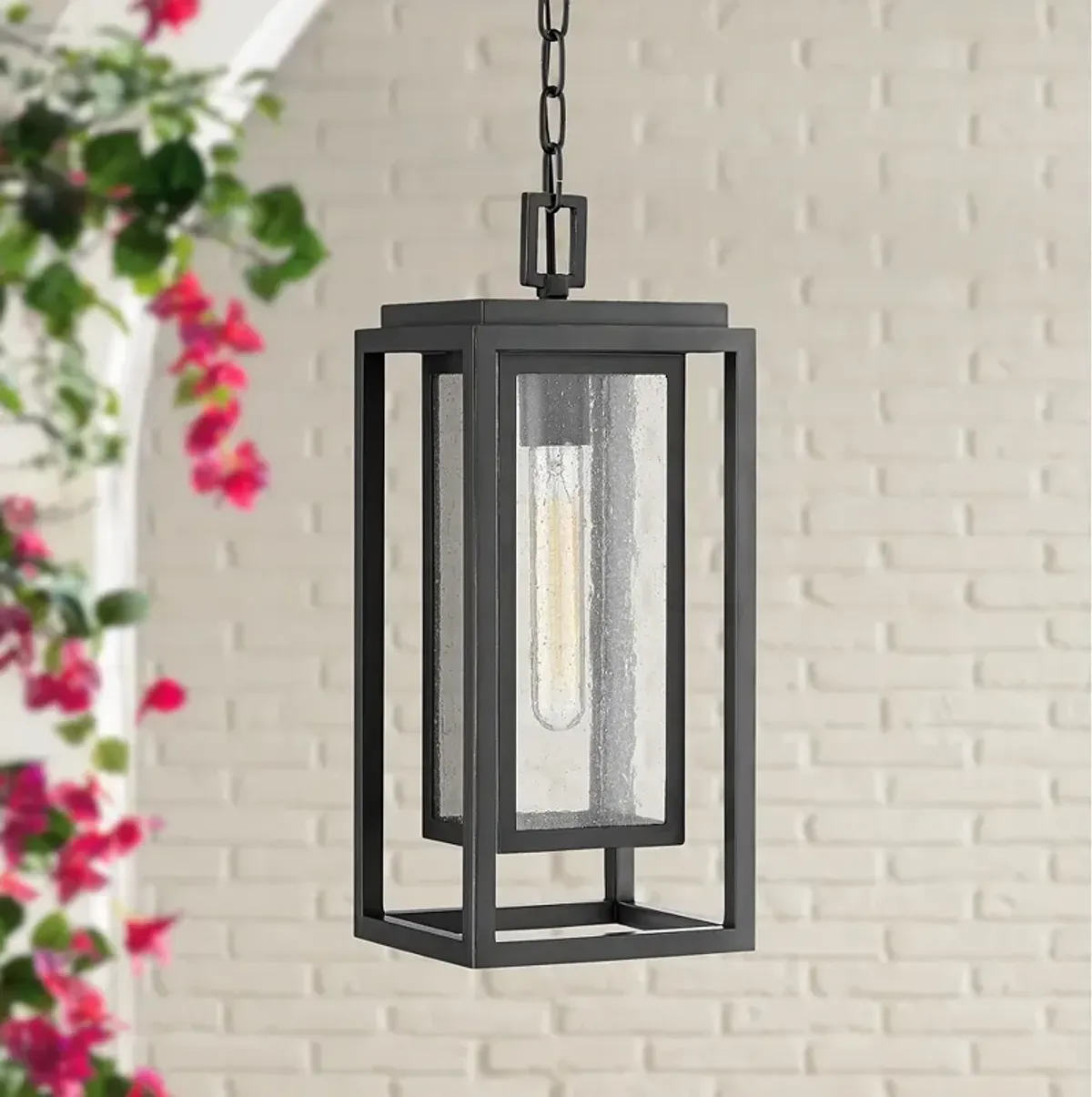 Republic 16 3/4"H Oil-Rubbed Bronze Outdoor Hanging Light