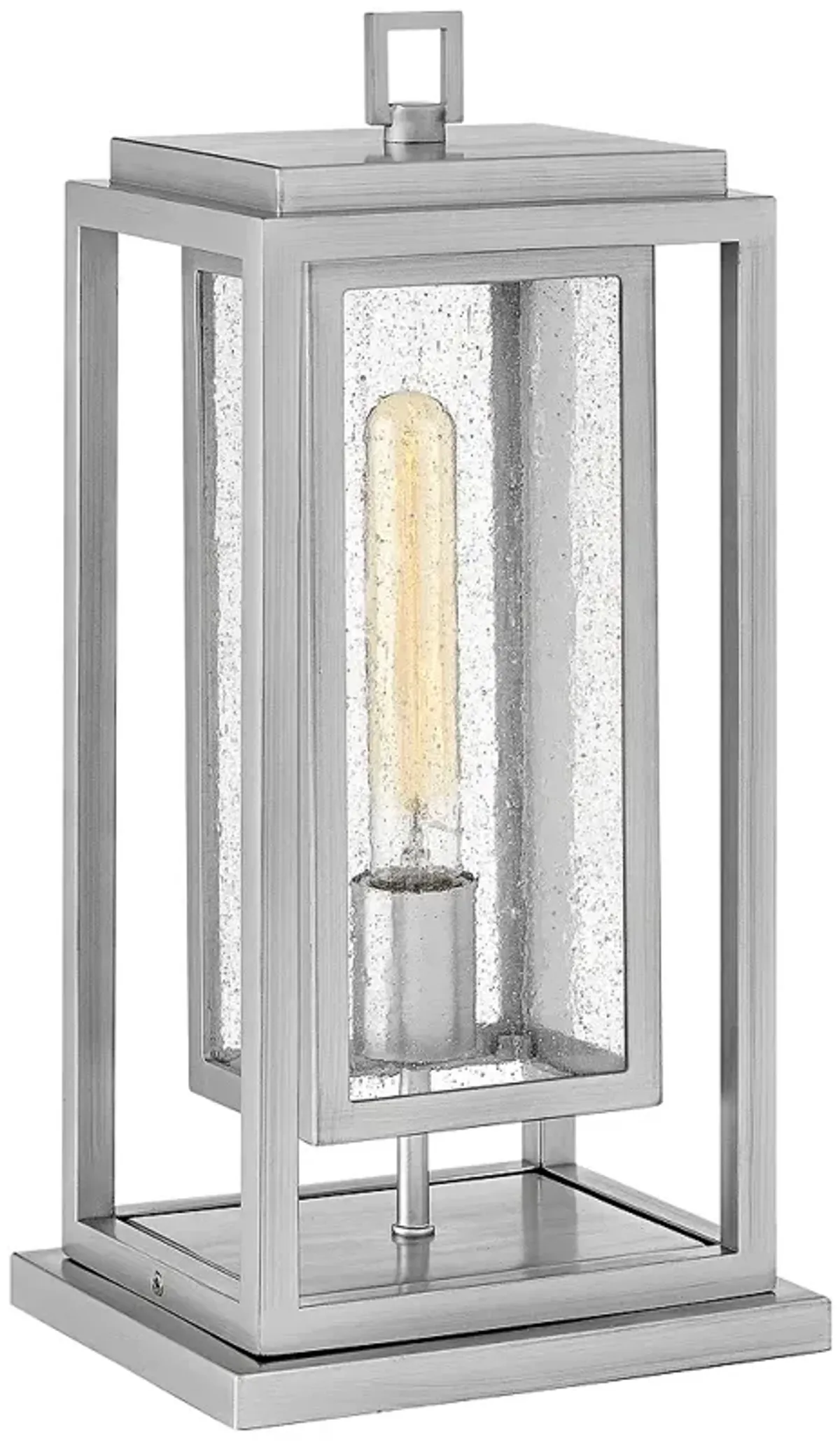 Hinkley Republic 16 1/2" Marine Grade Satin Nickel Outdoor Pier Light