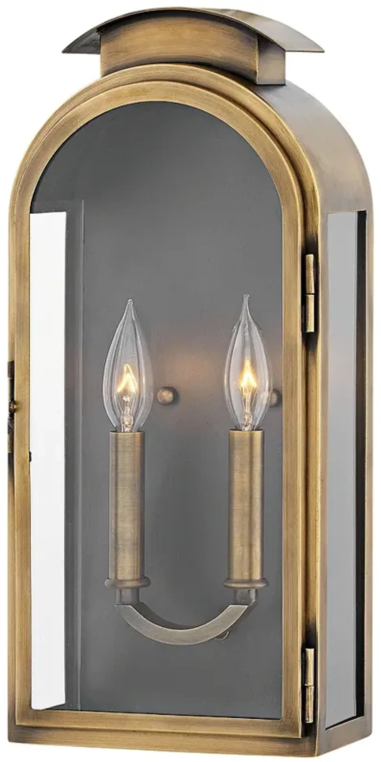 Hinkley Rowley 18"H Light Antique Brass Outdoor Wall Light