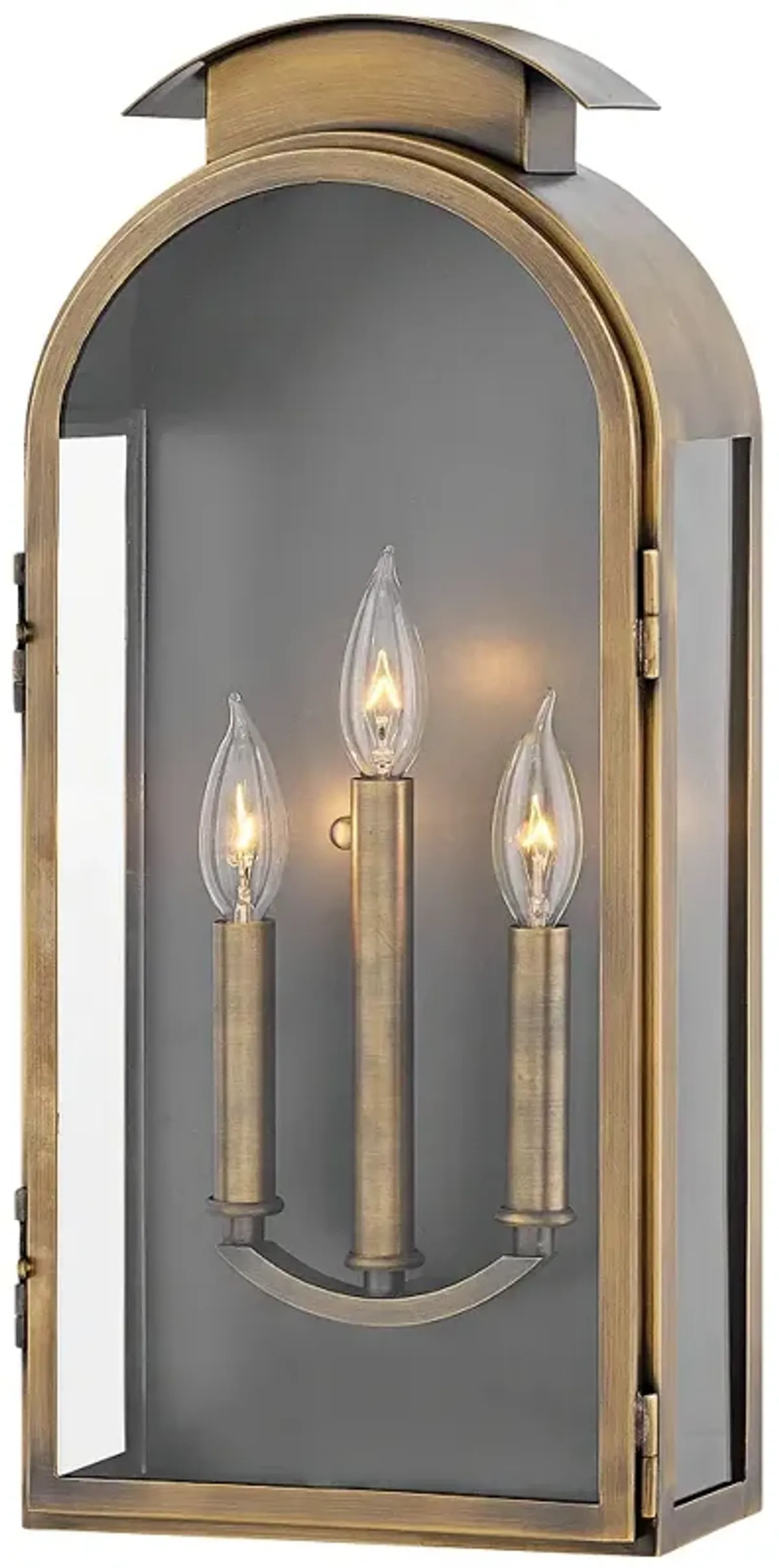 Hinkley Rowley 21"H Light Antique Brass Outdoor Wall Light