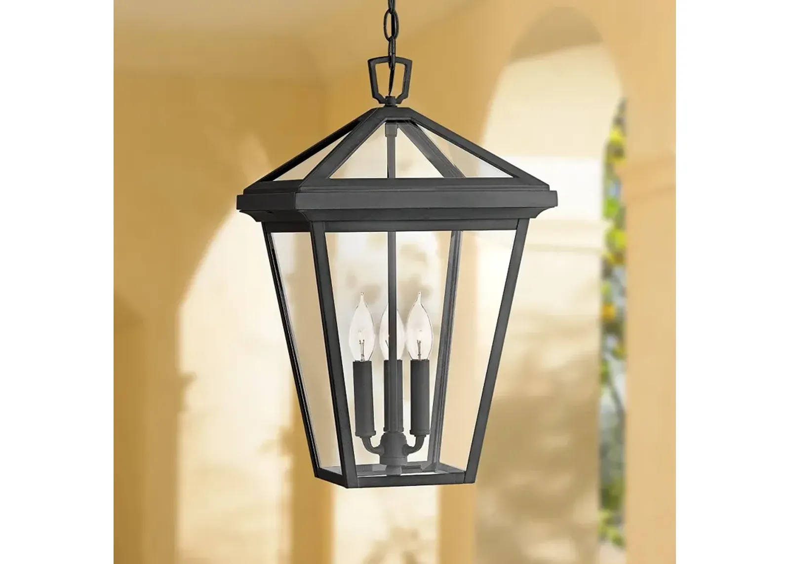 Hinkley Alford Place 19 1/2" High Museum Black Outdoor Hanging Light