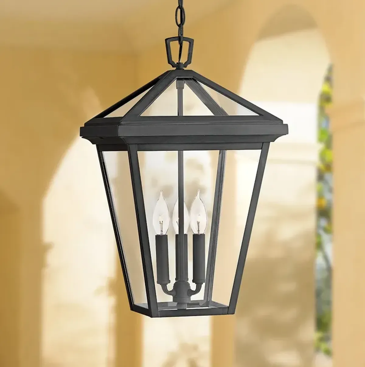 Hinkley Alford Place 19 1/2" High Museum Black Outdoor Hanging Light