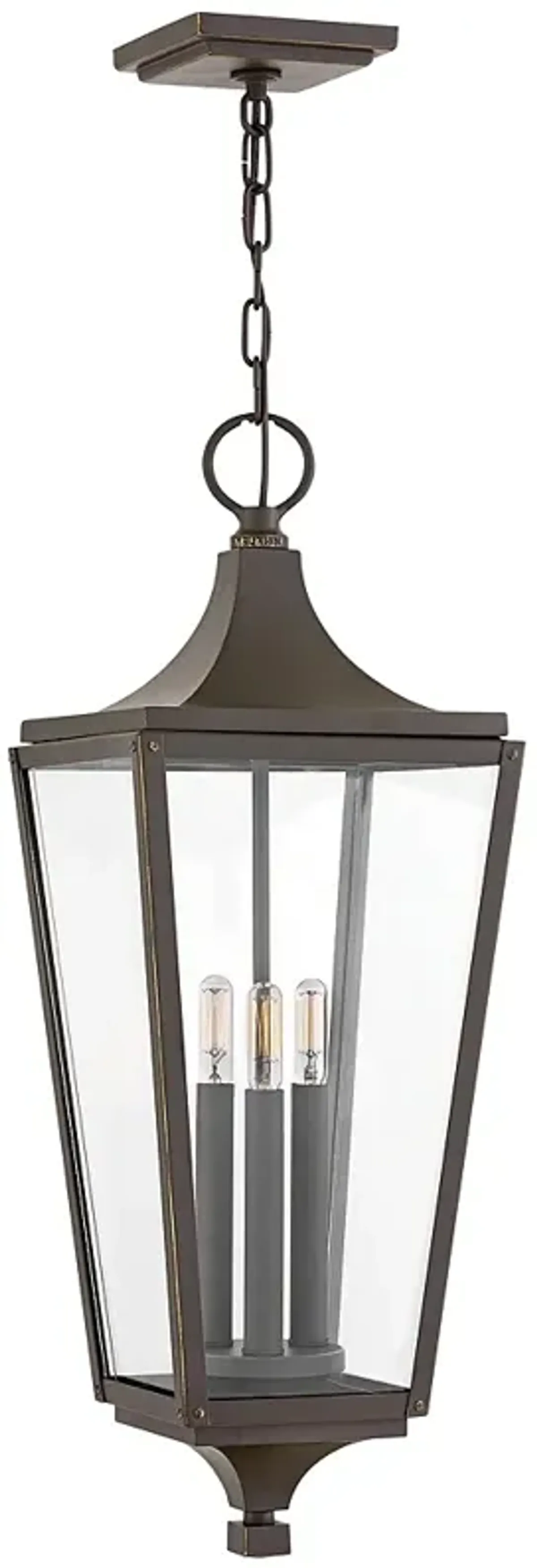 Jaymes 26 1/4" High Oil-Rubbed Bronze Outdoor Hanging Light