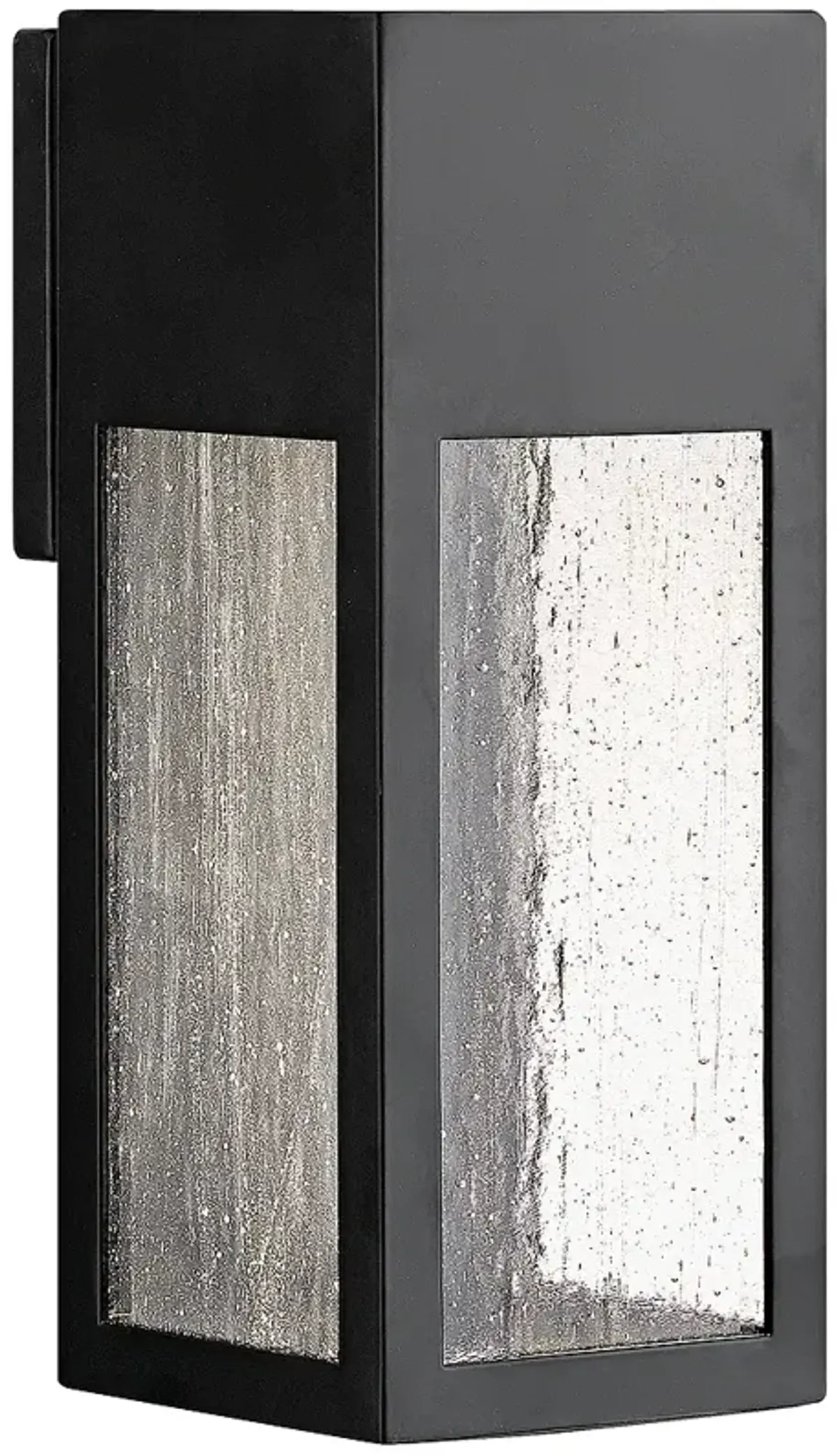 Hinkley Rook 12" High Satin Black Rectangular LED Outdoor Wall Light