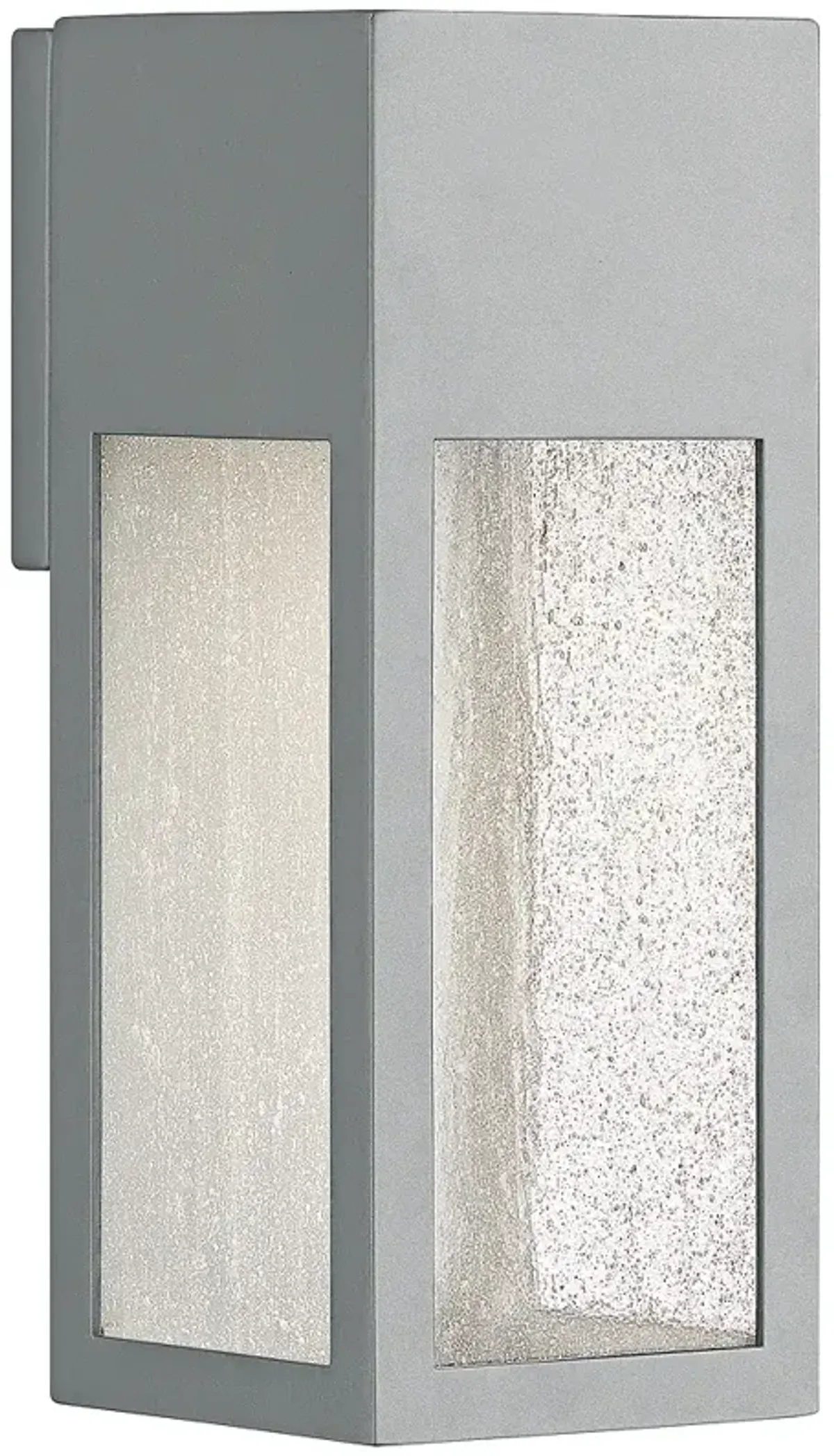 Hinkley Rook 12" High Titanium Rectangular LED Outdoor Wall Light