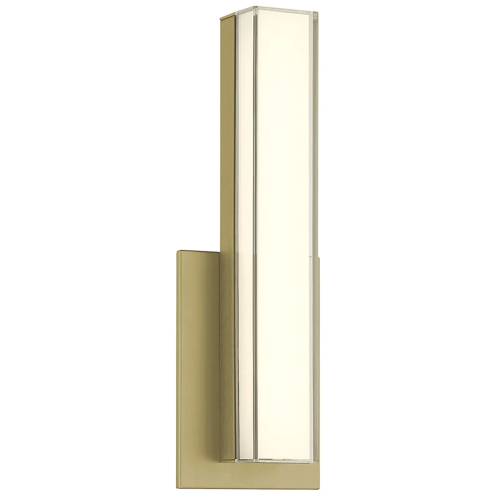 Vantage  1-Light LED Ashen Brass  Vanity Light