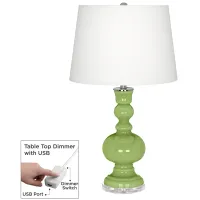 Lime Rickey Apothecary Table Lamp with Dimmer