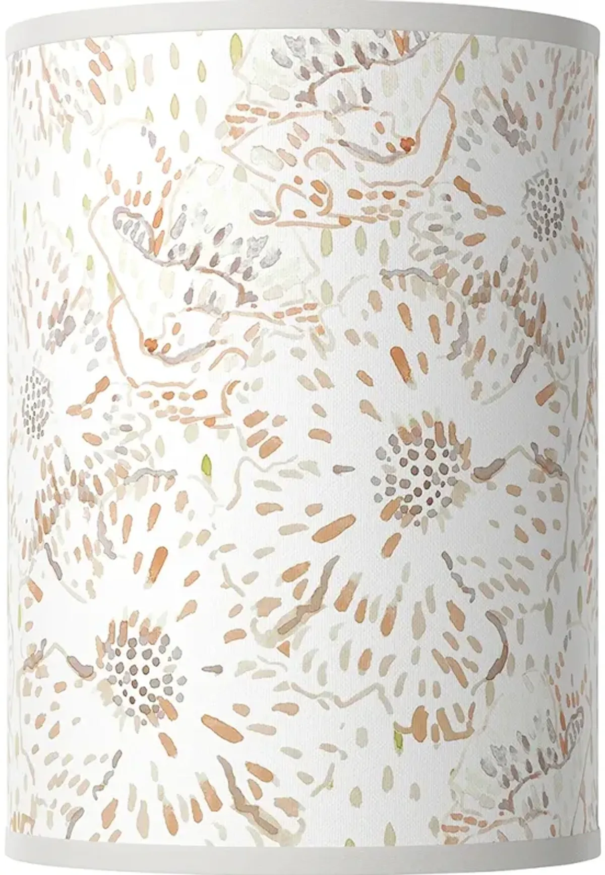 Windflowers Giclee Round Cylinder Lamp Shade 8x8x11 (Spider)