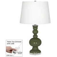 Secret Garden Apothecary Table Lamp with Dimmer