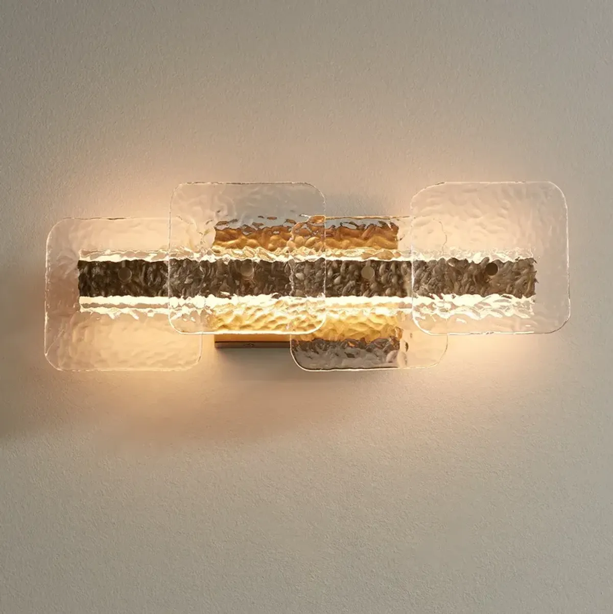 Possini Euro d'Orsay 18" Wide Brushed Champagne LED Wall Light