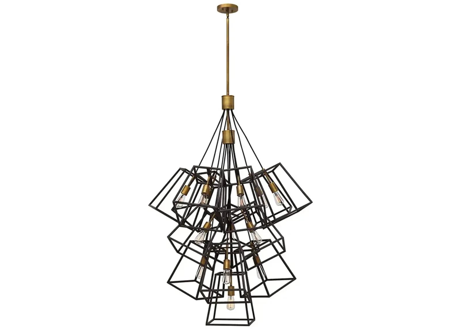 Foyer Fulton-Thirteen Light Multi Tier-Bronze